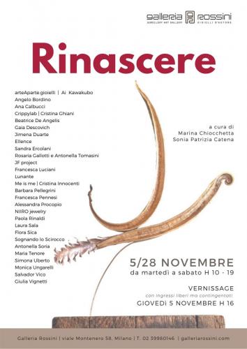 Exhibition RINASCERE at Galleria Rossini