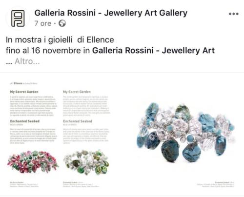 Galleria Rossini's post on facebook